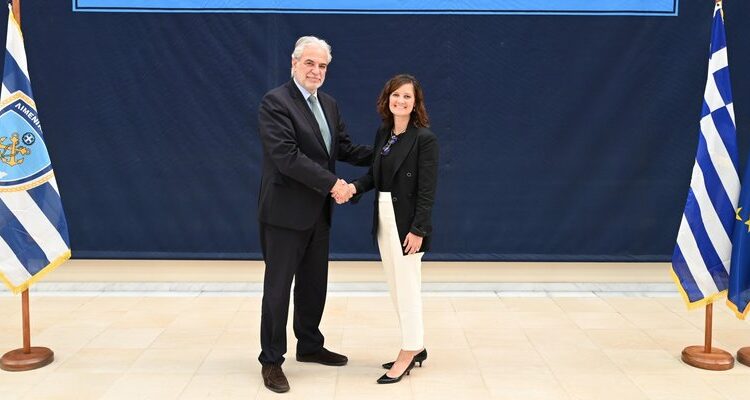 Συνάντηση του Χρήστου Στυλιανίδη, με την Αναπληρώτρια Υφυπουργό (DAS) του Υπουργείου Οικονομικών των Η.Π.Α., Anna Morris