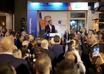 Κυρ. Μητσοτάκης στην Τρίπολη: Να κερδίσουμε τον μέγιστο αριθμό περιφερειών και σίγουρα την Πελοπόννησο με τον Δ. Πτωχό