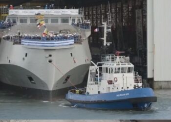 Video της Naval Group από την προετοιμασία καθέλκυσης της φρεγάτας FDI