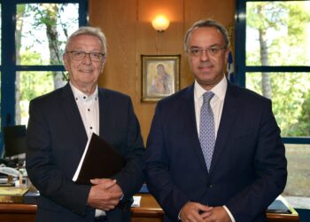 Συνάντηση Χρ.Σταϊκούρα με τον Mathieu Grosch (Orient/East-Med), για χρηματοδότηση σιδηροδρομικών έργων