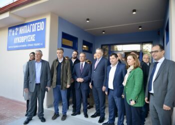 Χρήστος Σταϊκούρας: Παραδόθηκαν δύο σύγχρονες σχολικές εγκαταστάσεις στη Λυκόβρυση
