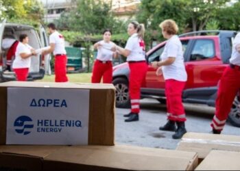 Δράσεις 10 εκατ. ευρώ από την HELLENiQ ENERGY για τους πλημμυροπαθείς της Θεσσαλίας