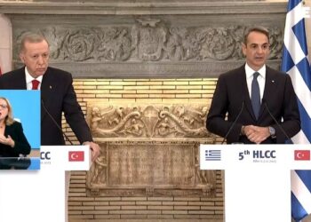 Κυρ. Μητσοτάκης: Ιστορικό χρέος να φέρουμε τα δύο κράτη «δίπλα-δίπλα» – Τ. Ερντογάν: Να αναπτύξουμε περαιτέρω το θετικό κλίμα