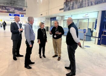Επίσκεψη της Υφυπουργού Υποδομών και Μεταφορών,  Χριστίνας Αλεξοπούλου στο αεροδρόμιο Ηρακλείου