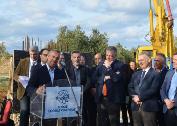 Θεμελίωση του νέου σύγχρονου Νηπιαγωγείου  Παράλιου Άστρους Δήμου Κυνουρίας