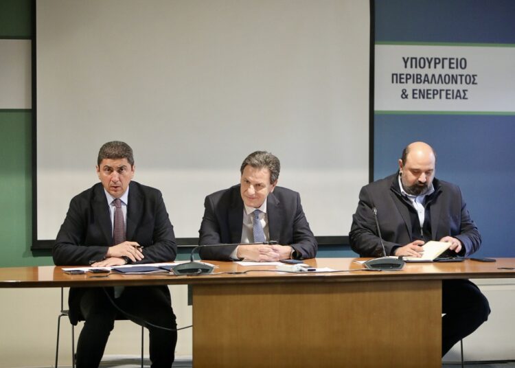 Σύσκεψη Σκυλακάκη, Αυγενάκη, Τριαντόπουλου με εκπροσώπους των ΤΟΕΒ, ΓΟΕΒ και Περιφέρειας Θεσσαλίας και ΤΟΕΒ Βόρειας Φθιώτιδας