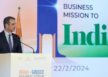 Κυρ. Μητσοτάκης: Στόχος μας ο διπλασιασμός του εμπορικού ισοζυγίου με την Ινδία μέχρι το 2030