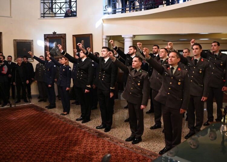 Τελετή ορκωμοσίας των Εφέδρων Εν Ενεργεία Αξιωματικών Ολυμπιονικών