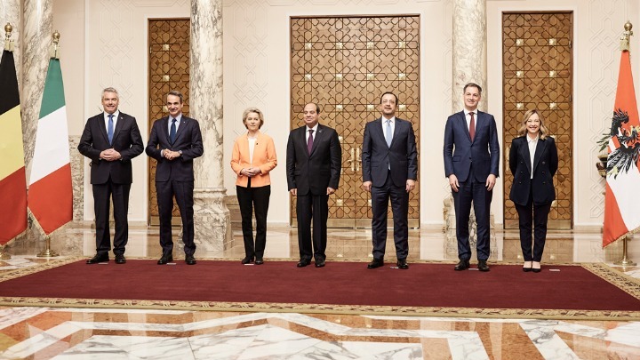 Στρατηγική σύμπραξη ΕΕ-Αιγύπτου – Πακέτο οικονομικής στήριξης 7,4 δισ. ευρώ προς το Κάιρο