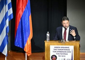 Ν. Χαρδαλιάς για Γενοκτονία Αρμενίων: «Έγκλημα που δεν πρέπει να ξεχαστεί. Έγκλημα που δεν πρέπει να επαναληφθεί»