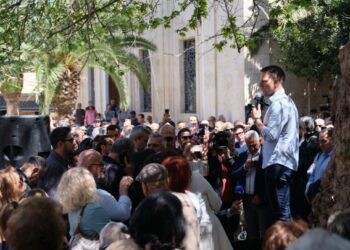 Στ.Κασσελάκης στο εργοτάξιο του ΒΟΑΚ στη Νεάπολη: Κοροϊδία σε ότι αφορά στην πορεία των εργασιών στο ΒΟΑΚ- τι είπε για τα διόδια