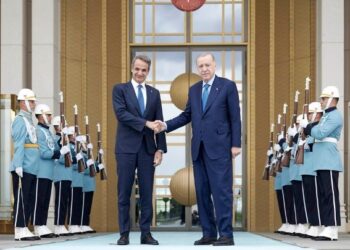 Σε εξέλιξη η συνάντηση του Κυριάκου Μητσοτάκη με τον Ταγίπ Ερντογάν στην Άγκυρα