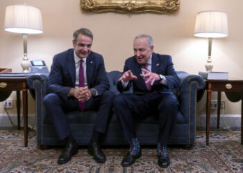 ΗΠΑ: Ο Κυριάκος Μητσοτάκης συναντήθηκε με τον ηγέτη της πλειοψηφίας στη Γερουσία