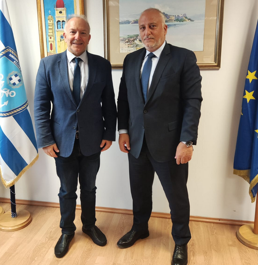 Συνάντηση Στέφανου Γκίκα με τον Πρόεδρο του ΣΕΕΝ Διονύση Θεοδωράτο