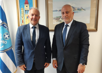 Συνάντηση Στέφανου Γκίκα με τον Πρόεδρο του ΣΕΕΝ Διονύση Θεοδωράτο