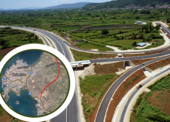 Μεγάλωσε με δύο νέα τμήματα το οδικό έργο της Παράκαμψης Χαλκίδας