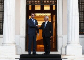 Συνάντηση Κυρ. Μητσοτάκη με τον πρόεδρο του Ευρωπαϊκού Συμβουλίου Αντόνιο Κόστα