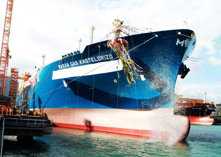 Ο Όμιλος Αγγελικούση ενίσχυσε τον στόλο του με το «πράσινο» LNG carrier, «Maran Gas Kastelorizo»