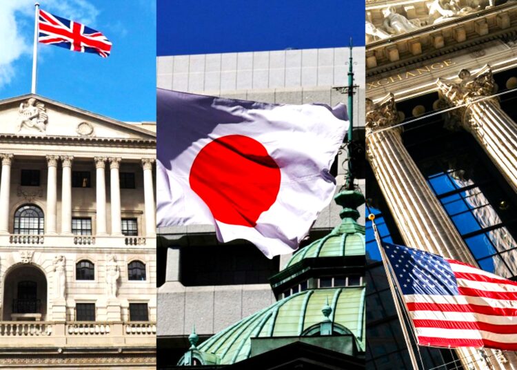 Διακυμάνσεις επιτοκίων: Η νέα νομισματική κόντρα ανάμεσα σε ΗΠΑ, Ιαπωνία και Αγγλία