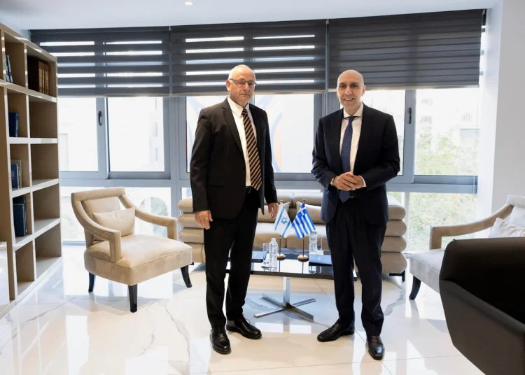 ΕΒΕΑ: Συνάντηση του Προέδρου με τον Πρέσβη του Ισραήλ στην Αθήνα