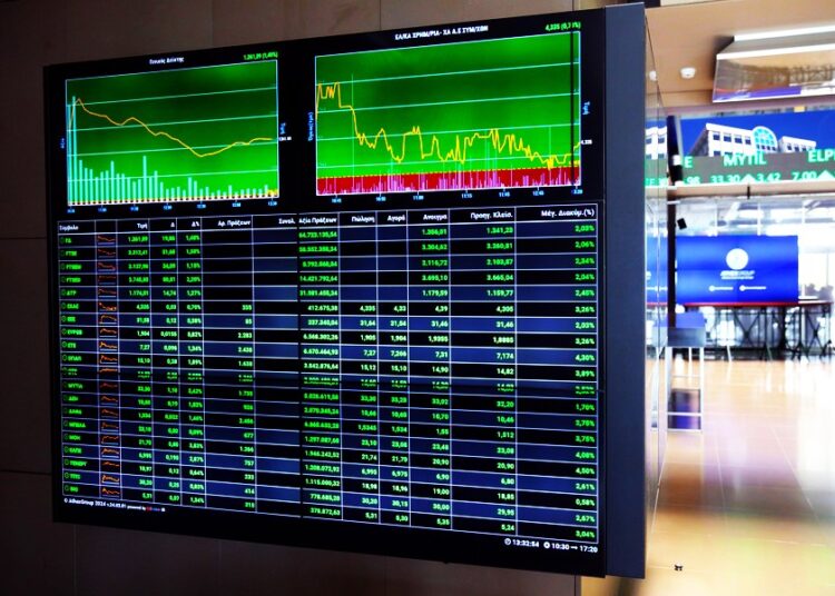 Χρηματιστήριο: Μετρημένες απώλειες για Γενικό Δείκτη-Η Αγορά σε επαγρύπνηση
