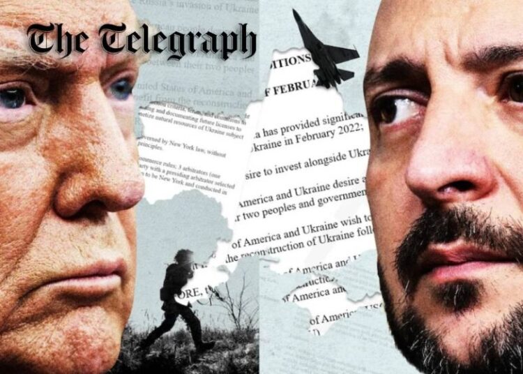 Telegraph: Οι ΗΠΑ ζητούν 50% από τους ουκρανικούς πόρους – Πανικός στο Κίεβο