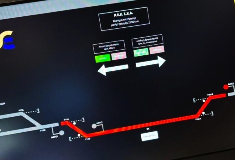 ΟΣΕ: Ενεργοποιήθηκε το σύστημα επιτήρησης κυκλοφορίας  Αθήνας-Αγίων Αναργύρων