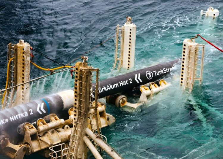 Φυσικό αέριο: Ρεκόρ ροών στον TurkStream, στη μέγιστη δυναμικότητά του