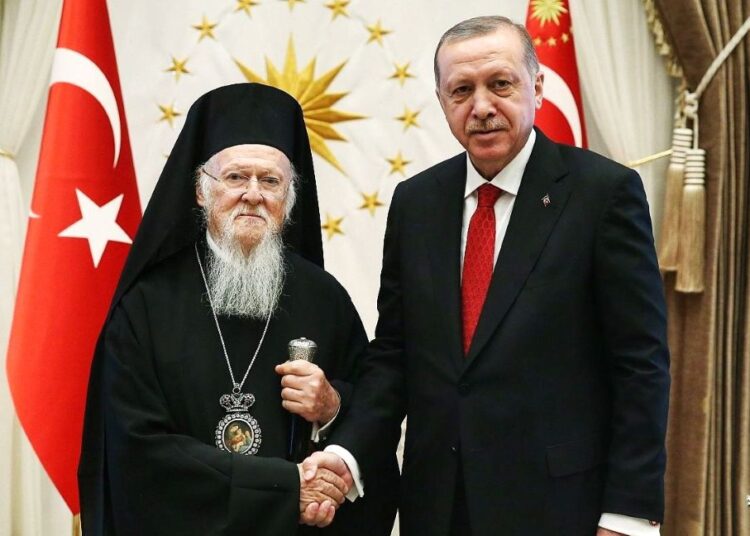 Βαρθολομαίος και Ερντογάν στο ίδιο τραπέζι: Μήνυμα ειρηνικής συνύπαρξης