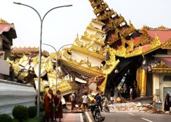 Σεισμός 7,7 Ρίχτερ σάρωσε τη Μιανμάρ: Εκατοντάδες νεκροί, αγωνία για χιλιάδες αγνοούμενους