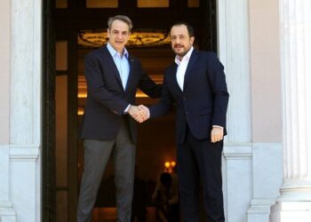 Κυπριακό και ευρωπαϊκή άμυνα στο επίκεντρο της συνάντησης Μητσοτάκη – Χριστοδουλίδη