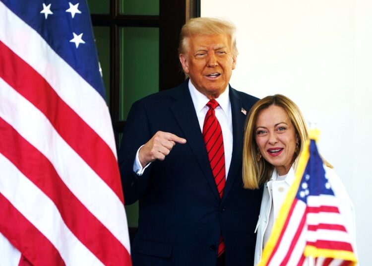 «100% σίγουρος» για συμφωνία με την ΕΕ ο Τραμπ – Η Μελόνι στρώνει χαλί στην Ιταλία