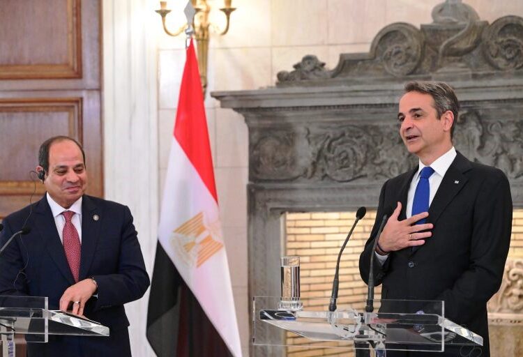 Live/Κυριάκος Μητσοτάκης -Αμπντέλ Φατάχ Αλ Σίσι: Οι κοινές δηλώσεις