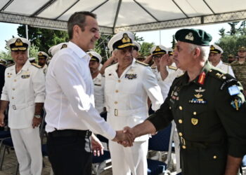 Κ. Μητσοτάκης – Σκαραμαγκάς: Ο Πρωθυπουργός πριν από λίγο σε εκδήλωση δωρεάς