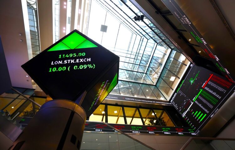 BRITAIN STOCK MARKET TRADE