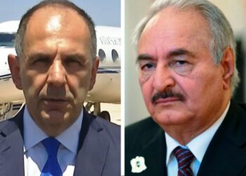 Συνάντηση Χαφτάρ –  Γεραπετρίτη: «Μας συνδέει η προσήλωση στο Διεθνές Δίκαιο»