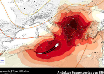 Καύσωνας-ρεκόρ σαρώνει την Ελλάδα: Πάνω από 44°C σε πολλές περιοχές
