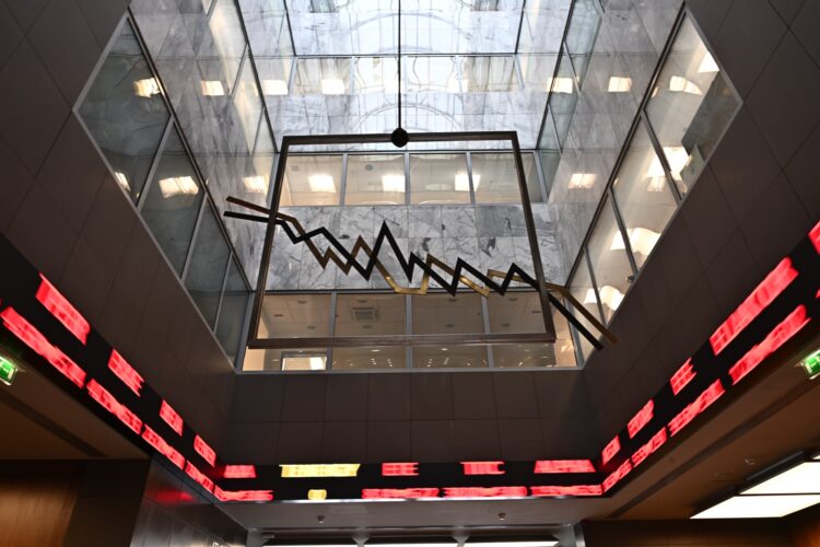 Στιγμιότυπο από το Χρηματιστήριο της Αθήνας - EUROKINISSI