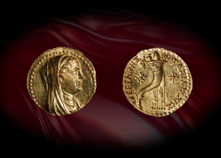 Ιερουσαλήμ – Ανακάλυψη Σπάνιου Χρυσού Νομίσματος της Ελληνιστικής Περιόδου: 2.200 ετών με τη βασίλισσα Βερενίκη Β’