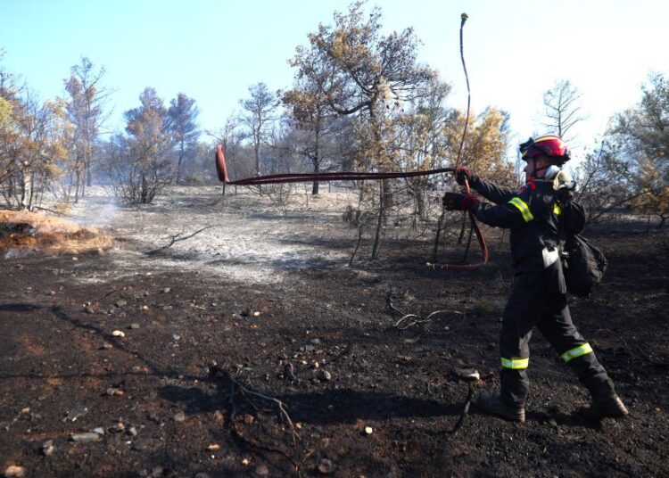 Κανονικά η κυκλοφορία στην Κάντζα μετά την πυρκαγιά