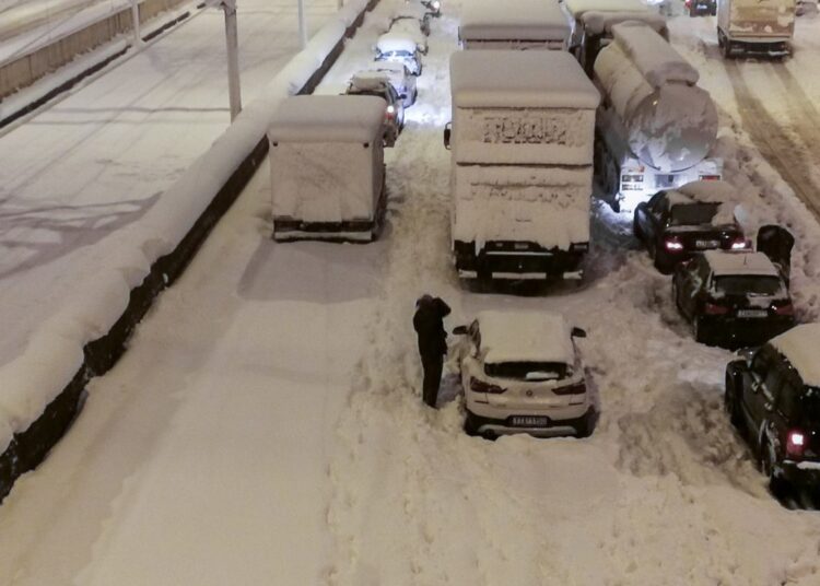 Απορρίφθηκαν οι αγωγές οδηγών για τον εγκλωβισμό στην Αττική Οδό τον Ιανουάριο του 2022