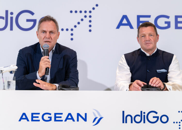 AEGEAN και IndiGo ενώνουν δυνάμεις για να «ανοίξουν» την ινδική αγορά