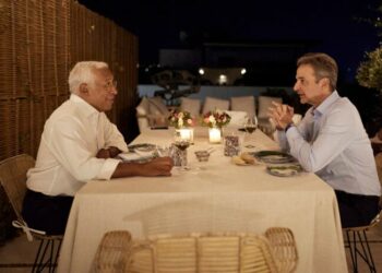 Δείπνο K. Μητσοτάκη προς τον Αντόνιο Κόστα στην Αθήνα
