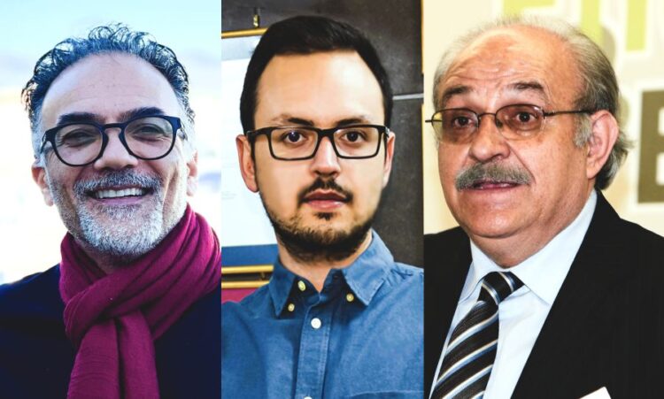 Από αριστερά: Τάσσος Κυριακίδης, Νίκος Σακελλαρόπουλος και Απόστολος Κυριτσάκης