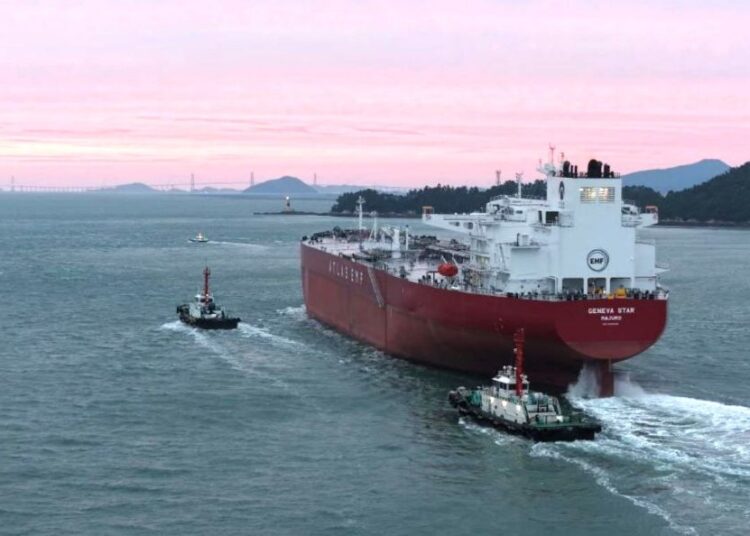 Η Atlas Maritime υποδέχεται το νεότευκτο suezmax tanker, Geneva Star (φωτό)