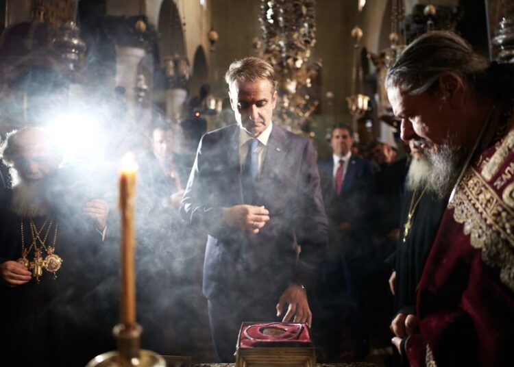 Μήνυμα Μητσοτάκη από την ενθρόνιση του νέου Αρχιεπισκόπου Σινά: «Εθνικό και διαρκές το ενδιαφέρον μας»