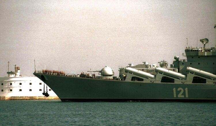 Russian Black Sea fleet's flagship /
EPA PHOTO / SERGEI  SVETLITSKIY