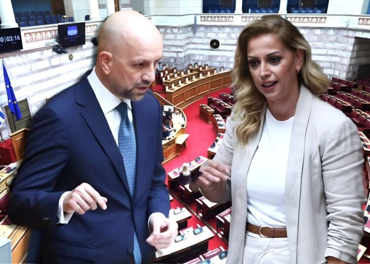 Καταγγελίες και απειλές στη Βουλή: Χρηστίδου κατά Μπάρκα, «Θα σου σπάσω τα μούτρα»