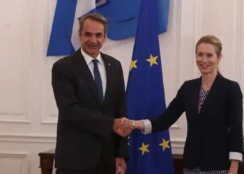 Συνάντηση του Κυριάκου Μητσοτάκη με την Κάγια Κάλας