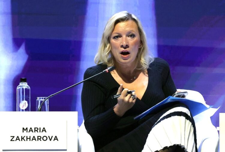 Director of the Department of Information and Press of the Russian Foreign Ministry Maria Zakharova EPA/ANATOLY MALTSEV